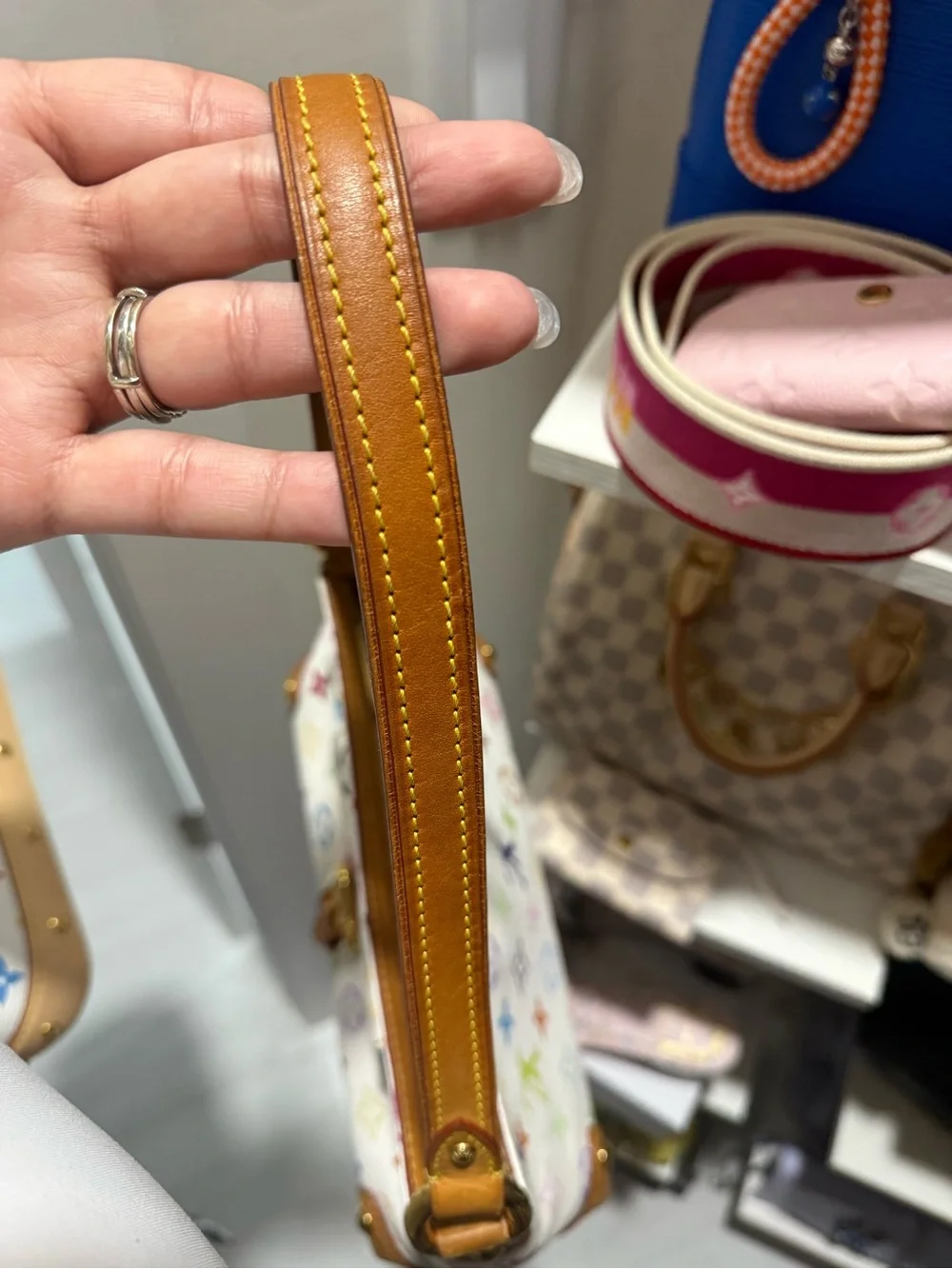 Louis Vuitton x Takashi Murakami vintage 2006 collection Eliza Shoulder bag